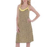 Ночная рубашка Сентина узкие бретели леопард 309 - Ночная рубашка Сентина узкие бретели леопард 309