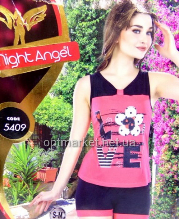 Комплект 2-ка шорты шир. бр. Night Angel 5409