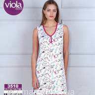 Ночная рубашка вискоза шир. бр. цв. бато Viola 3510 - Ночная рубашка вискоза шир. бр. цв. бато Viola 3510