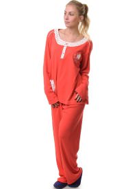 Пижама женская  брюки интерлок манжет Baray 6272