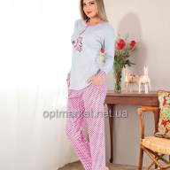 Пижама женская интерлок норма одн. SNC 8002 - Пижама женская интерлок норма одн. SNC 8002