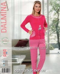 Пижама жен интерлок брюки манжет норма Dalmina 51058