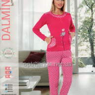 Пижама жен интерлок брюки манжет норма Dalmina 51058 - Пижама жен интерлок брюки манжет норма Dalmina 51058