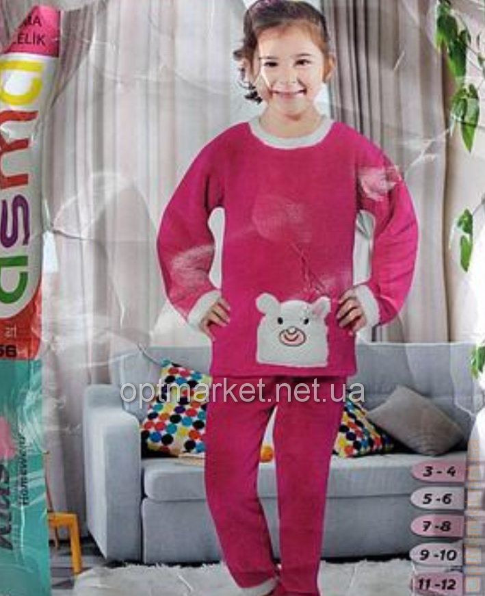Комплект 2-ка девочка софт брюки + футболка с длинными рукавами Asma 456 (457)