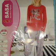 Комплект 2-ка жіночий байка брюки SASA 960 - Комплект 2-ка жіночий байка брюки SASA 960