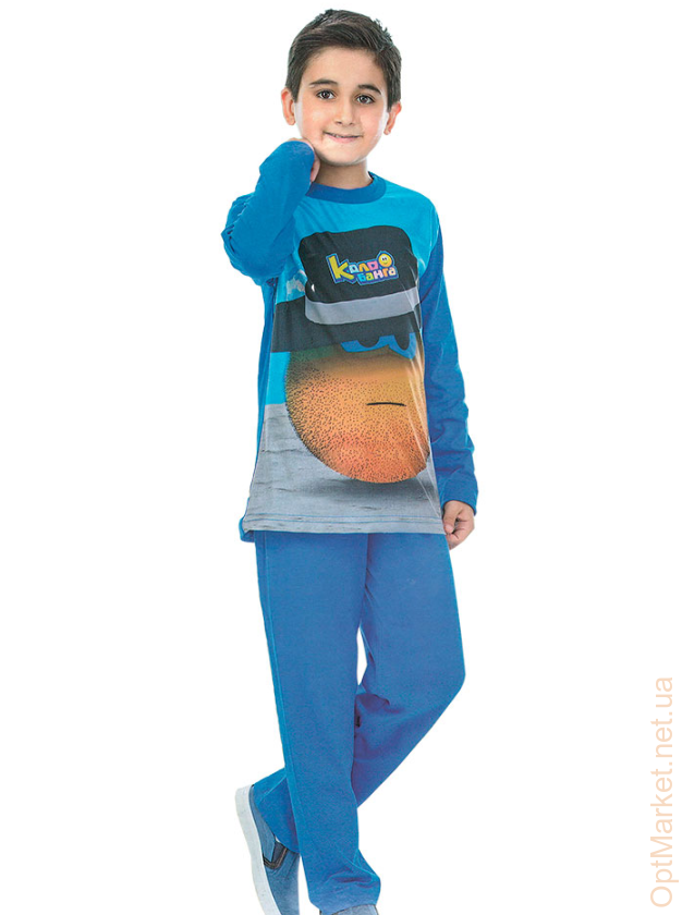 Комплект-двійка для хлопчика: штани та футболка з довгим рукавом Night Angel 324