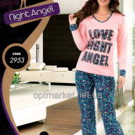 Комплект 2 штани дл. рукав Night Angel 2953 - Комплект 2 штани дл. рукав Night Angel 2953