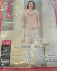 Комплект 2-ка жіноча інтерлок штани норма Fawn 0609