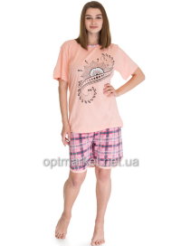 Комплект-двійка жен. шорти+футболка з короткими рукавами Асма 7128