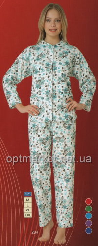 Пижама женская байка Sentina 284