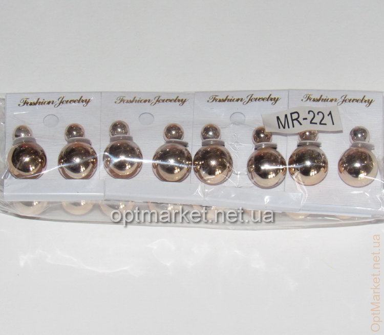 Сережки матрьошки зол-то МР-221