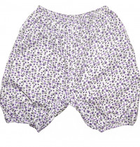 Панталоны женские цветные байка Pamukay 1600 (~XL) сиреневые цветочки