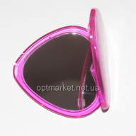 Дзеркало блокнот рожевий серце в горох В65545 - Дзеркало блокнот рожевий серце в горох В65545