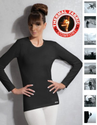 Термофутболка жіноча, дл.рукав, thermo-T-shirt DOREANSE 8565