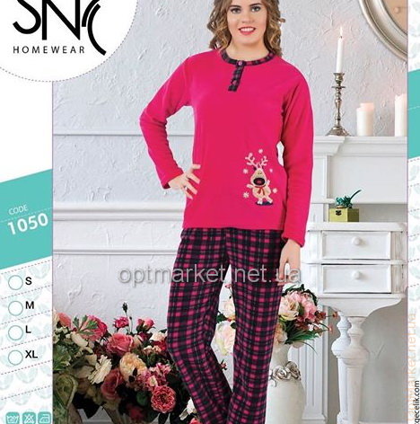 Пижама женская флис норма одн. SNC 1050
