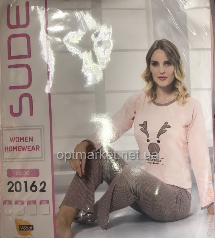 Комплект 2-ка женский брюки дл. рук. модал SUDE 20162